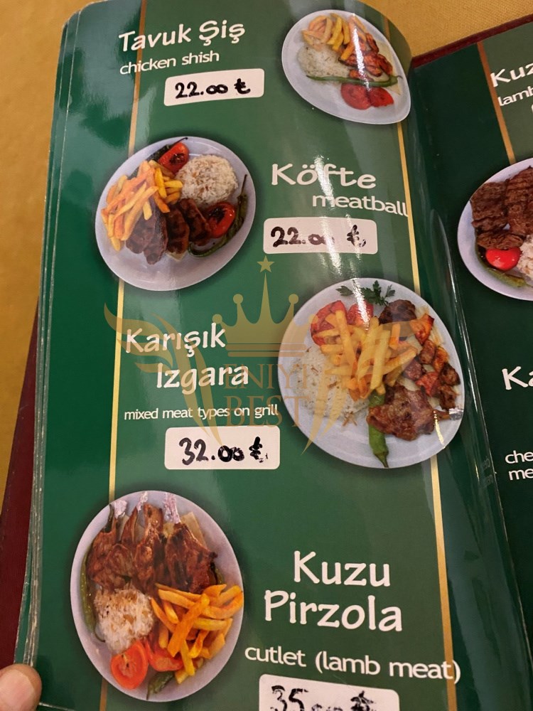  Menü,