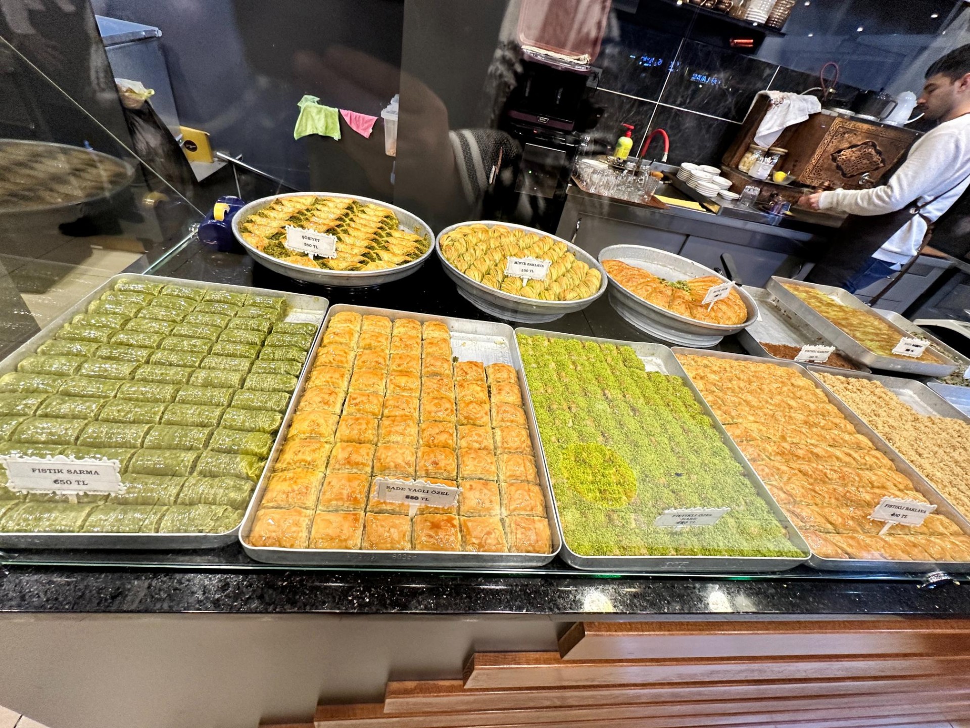  Yiyecek, Vitrin, Şerbetli Tatlı,