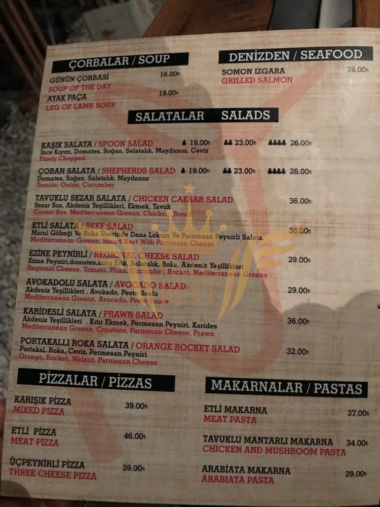  Menü,