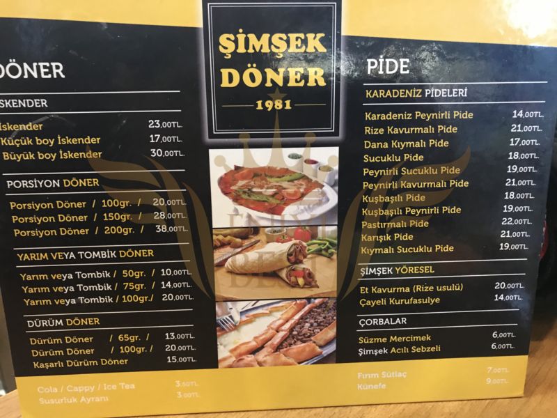  Menü,
