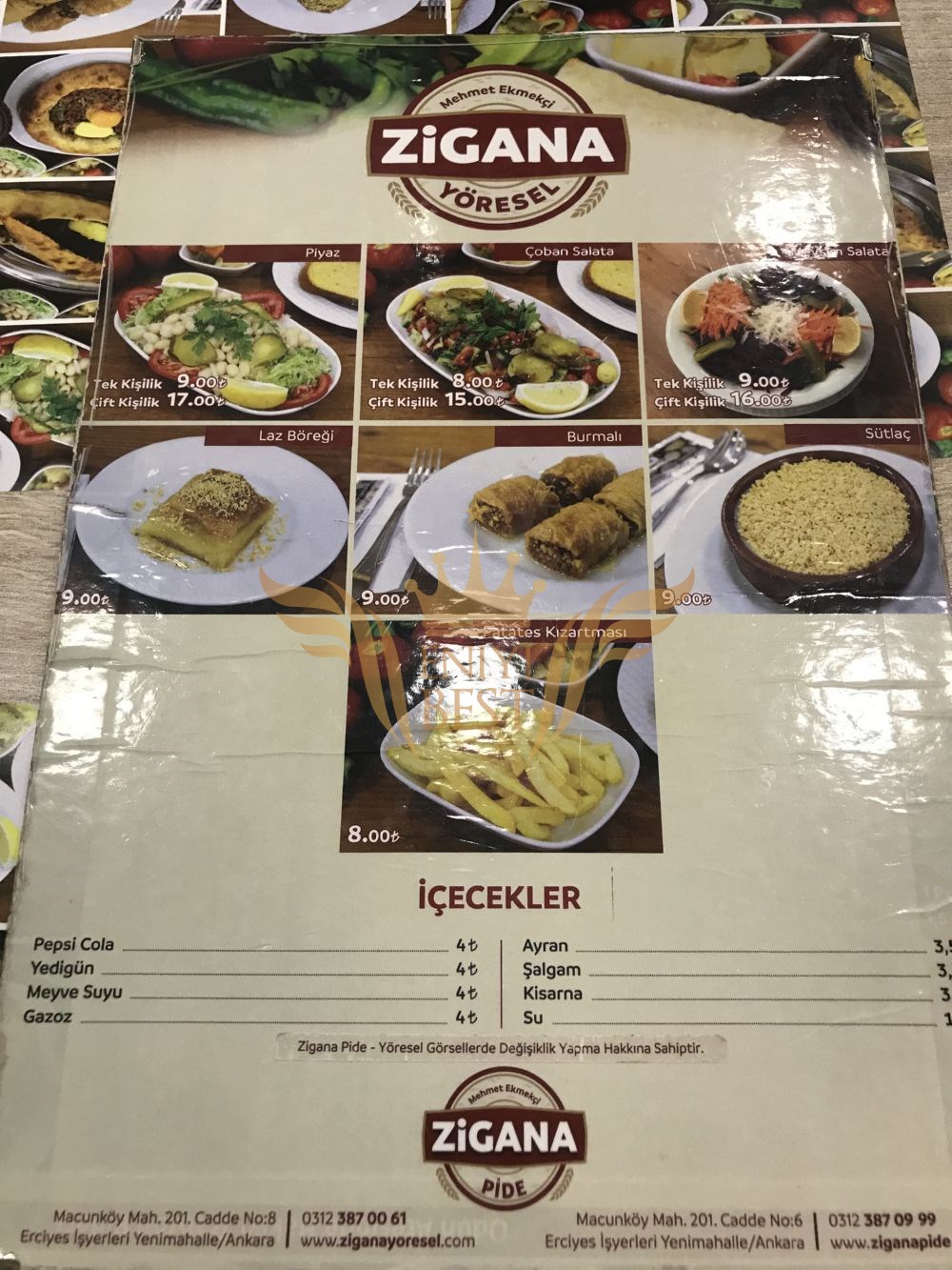  Menü,